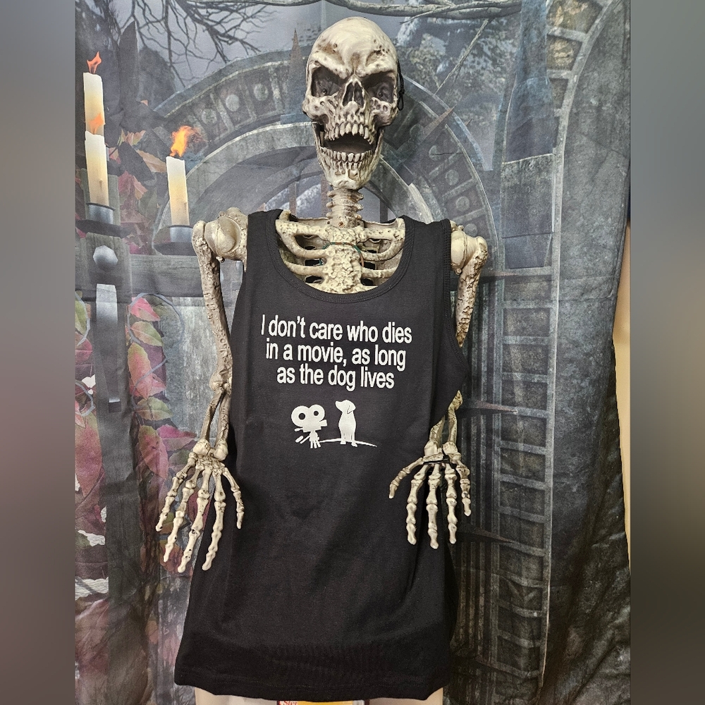 Dog Lover Black Graphic Tank Top